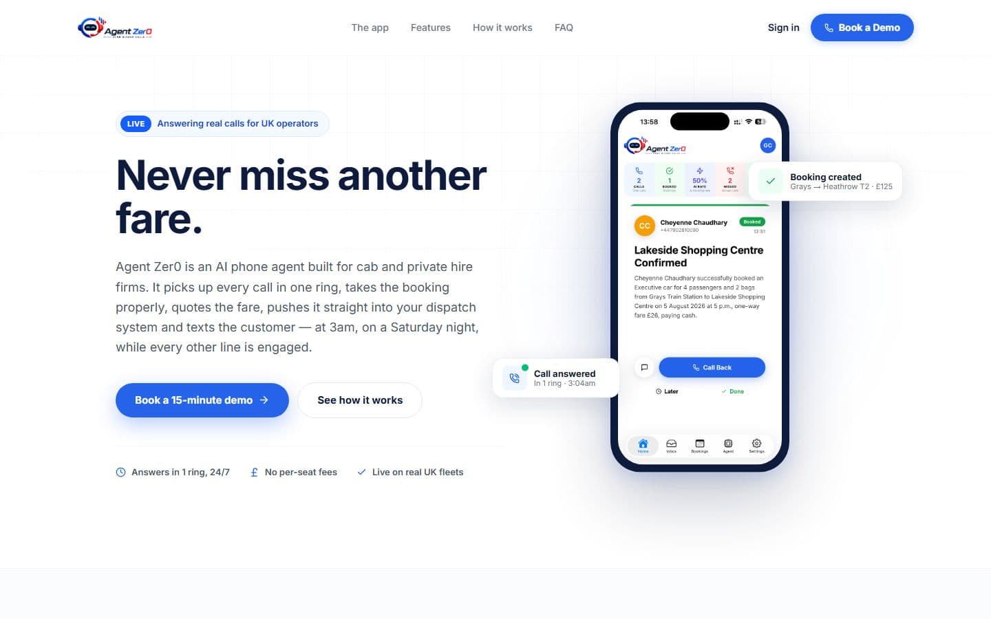 Agent Zero website