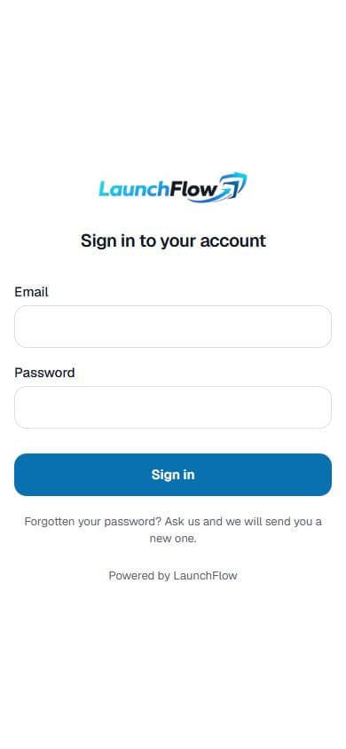 LaunchOS: The portal every LaunchFlow client gets.