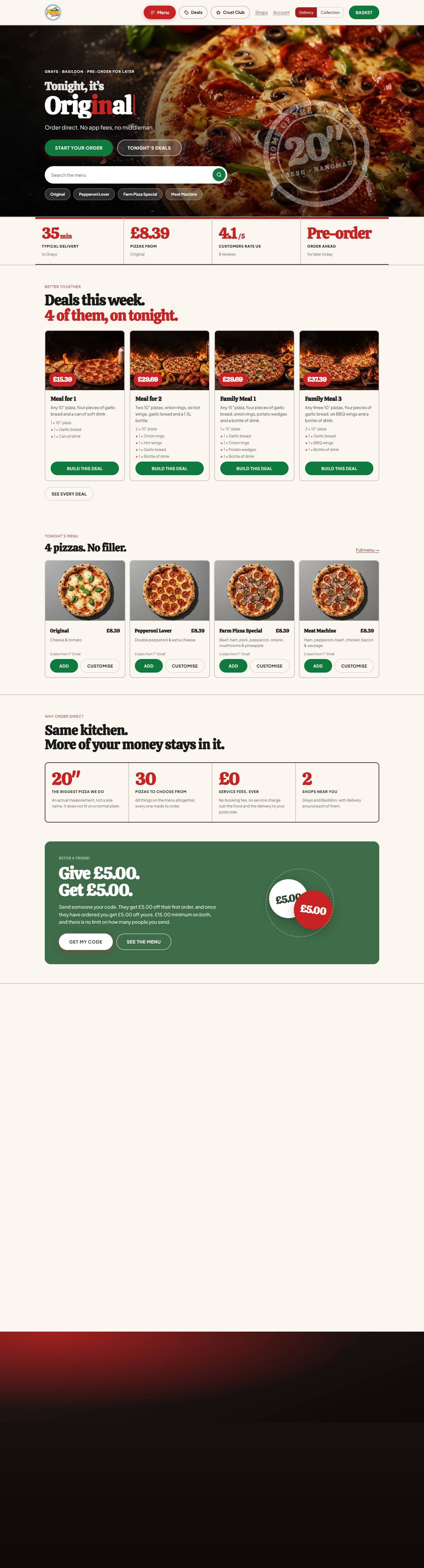 Takeaway ordering platform: Kitchen pass screen